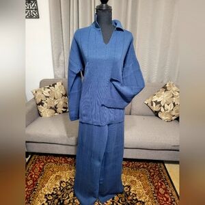 100% Turkish ribbed coord two piece set